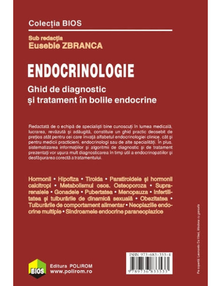 Endocrinologie. Ghid de diagnostic şi tratament în bolile endocrine