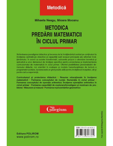 Metodica predării matematicii în ciclul primar