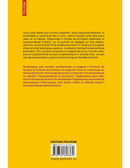 Modele de scrisori profesionale în limba engleză