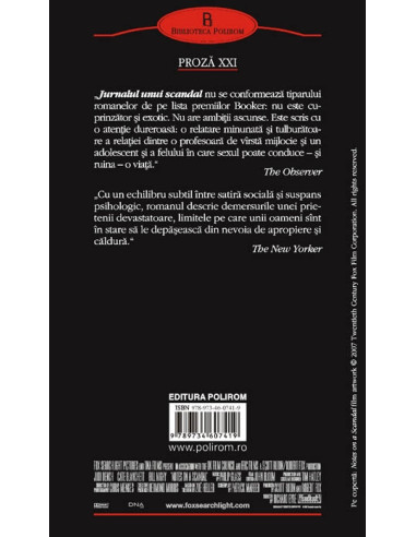 Jurnalul unui scandal Jurnalul unui scandal