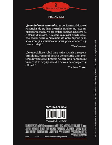 Jurnalul unui scandal