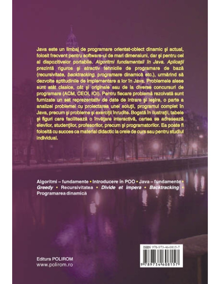 Algoritmi fundamentali în Java. Aplicații