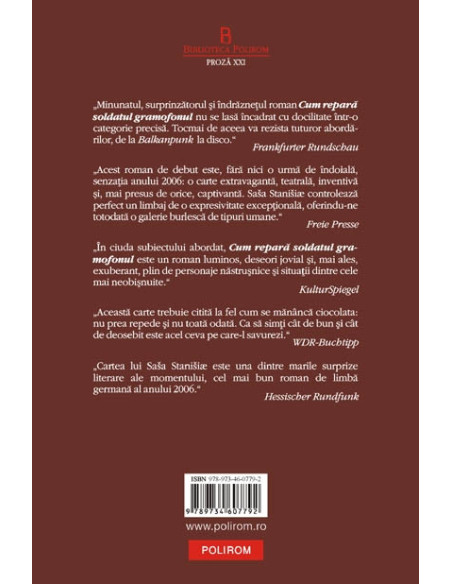 Cum repară soldatul gramofonul