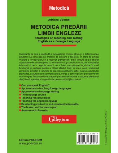 Metodica predării limbii engleze.... Metodica predării limbii engleze....