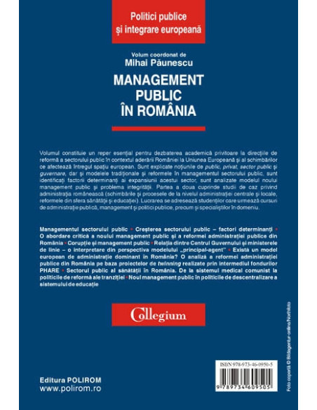 Management public în România