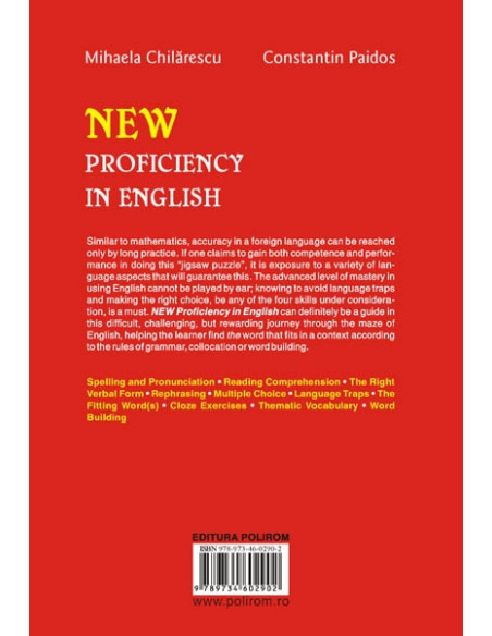 New Proficiency in English+Key to exercises