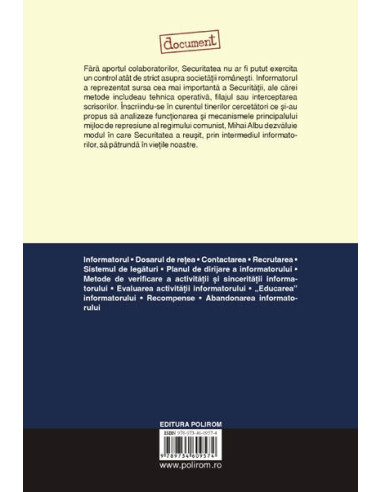 Informatorul. Studiu asupra...