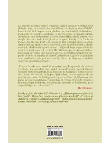 O contraistorie a filosofiei. Vol. I: Înţelepciunile antice