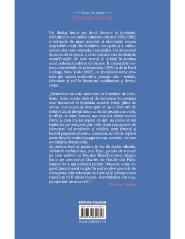 Sertarele exilului. Dialog cu Leon...