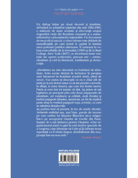 Sertarele exilului. Dialog cu Leon Volovici