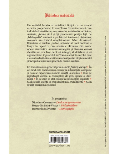 Despre fiind și esență