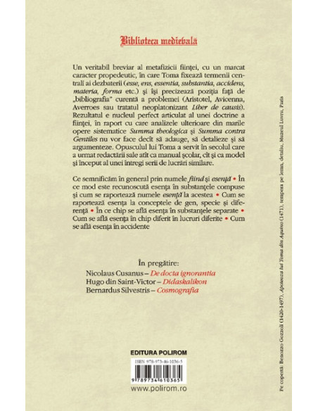 Despre fiind și esență