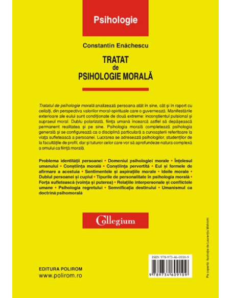 Tratat de psihologie morală (ediţia a III-a revăzută şi adăugită)