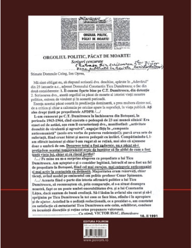 Mărturie şi document, vol. I