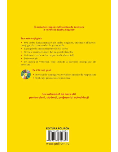 501 verbe englezești