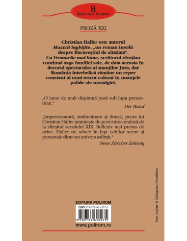 Vremurile mai bune Vremurile mai bune