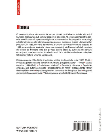 Istoria Europei de Est de la al... Istoria Europei de Est de la al...