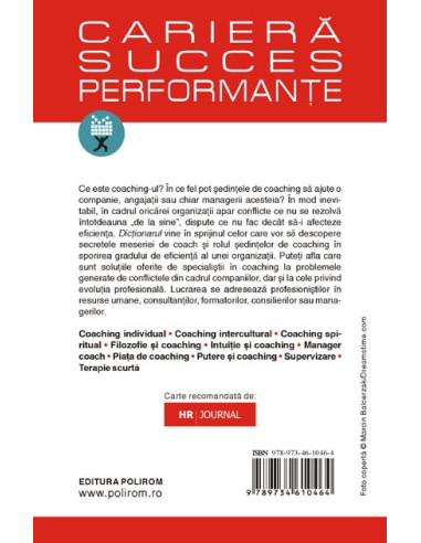 Dicţionar de coaching. Concepte,...