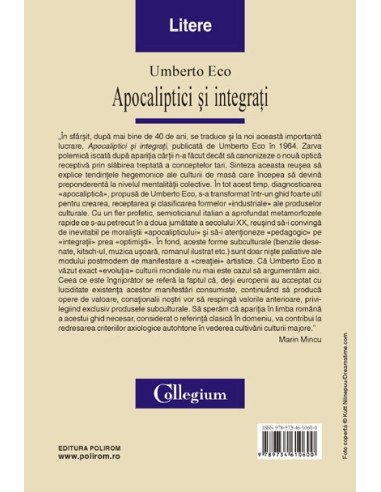Apocaliptici şi integraţi