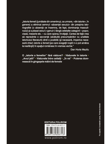 Văduvele sau despre istorie la feminin Văduvele sau despre istorie la feminin