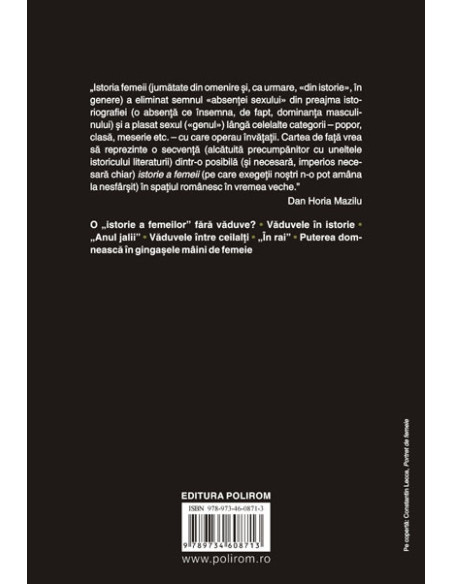 Văduvele sau despre istorie la feminin