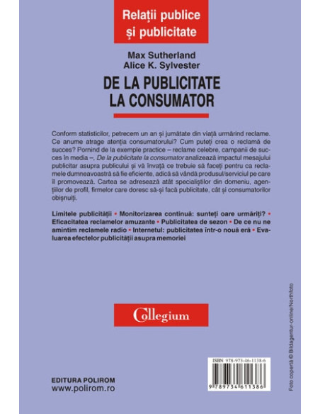 De la publicitate la consumator