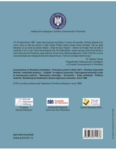 O istorie a comunismului din România.... O istorie a comunismului din România....