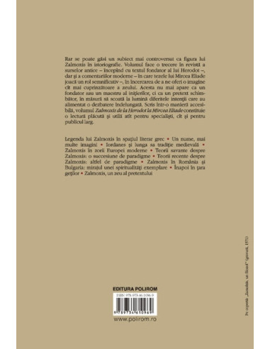 Zalmoxis de la Herodot la Mircea...