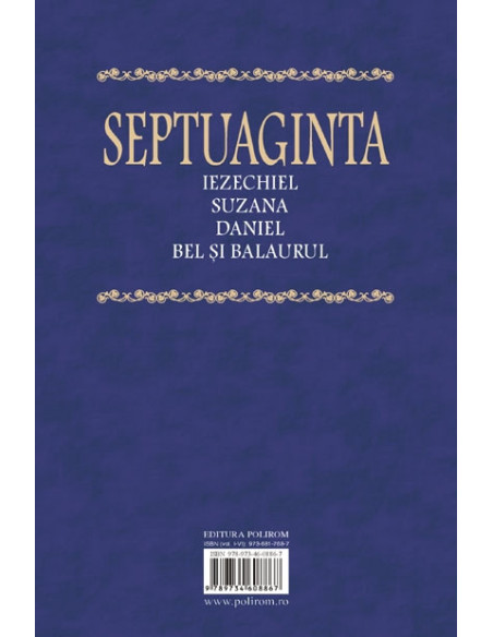 Septuaginta 6/II. Iezechiel. Suzana. Daniel. Bel și balaurul