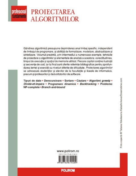 Proiectarea algoritmilor