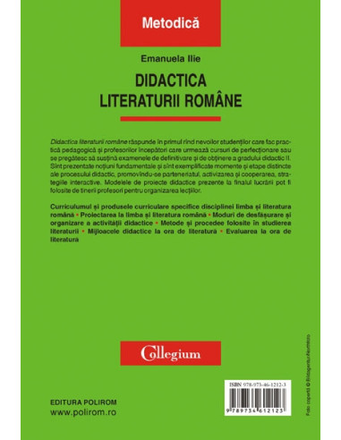 Didactica literaturii române