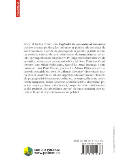 Explorări în comunismul românesc (volumul al III-lea)