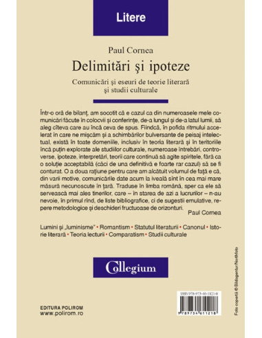 Delimitări și ipoteze. Comunicări și...