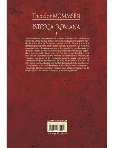 Istoria romană, vol. I