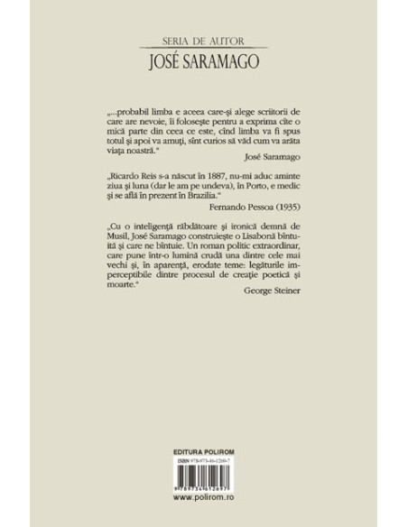 Anul morții lui Ricardo Reis