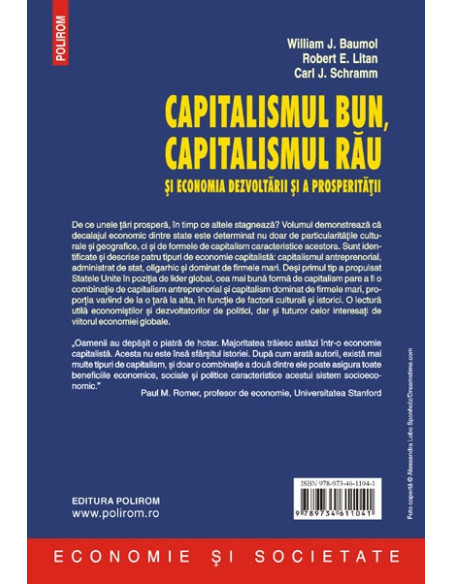 Capitalismul bun, capitalismul rău și economia dezvoltării și a prosperității