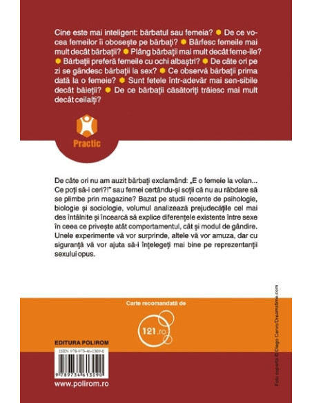 150 de experimente pentru cunoaşterea sexului opus. Psihologia feminină şi psihologia masculină