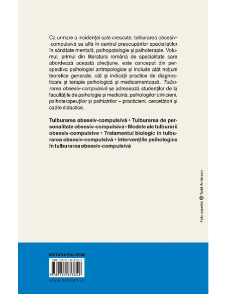 Tulburarea obsesiv-compulsivă. Circumscriere, modele și intervenții