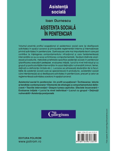 Asistenţa socială în penitenciar