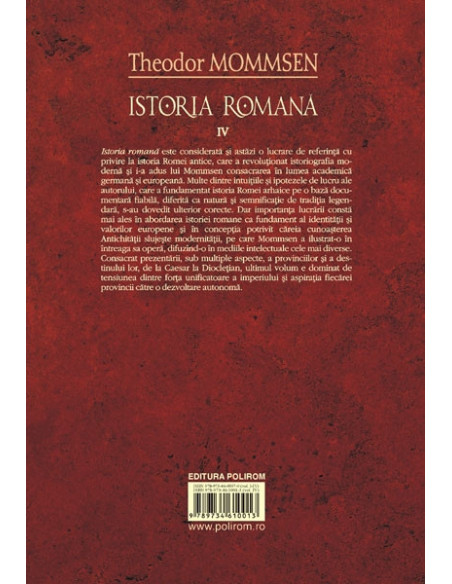 Istoria romană, vol. IV