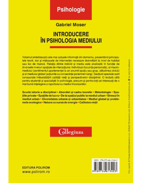 Introducere în psihologia mediului