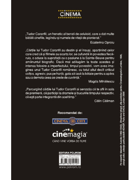 Istoria cinematografiei în capodopere. Vârstele peliculei. Volumul I. De la Stropitorul stropit la Rapacitate (1895-1924)