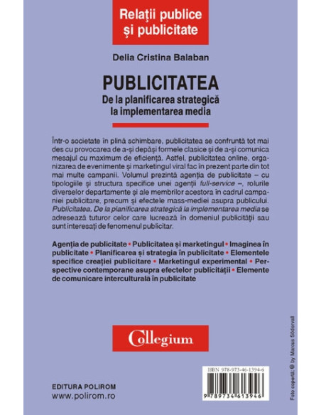 Publicitatea. De la planificarea strategică la implementarea media