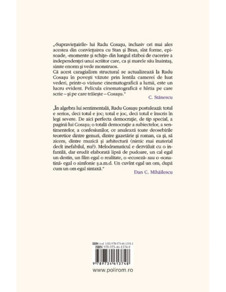 Opere II. O viețuire cu Stan și Bran, Sonatine