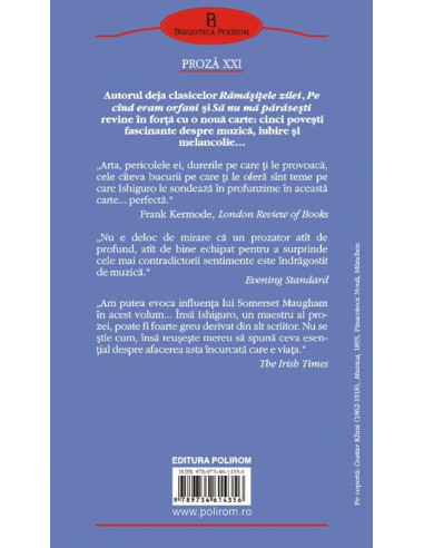 Nocturne. Cinci poveşti despre muzică...