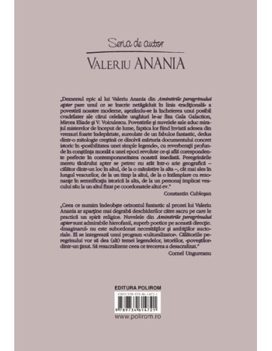 Amintirile peregrinului apter Amintirile peregrinului apter