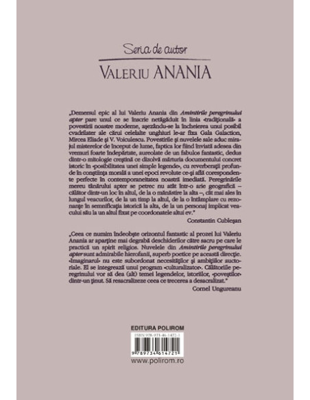 Amintirile peregrinului apter