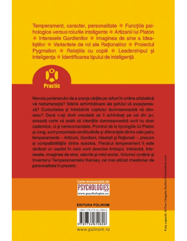 Personalitate şi temperamente....