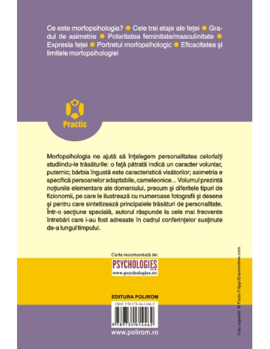 Morfopsihologie. Chipul, oglinda...