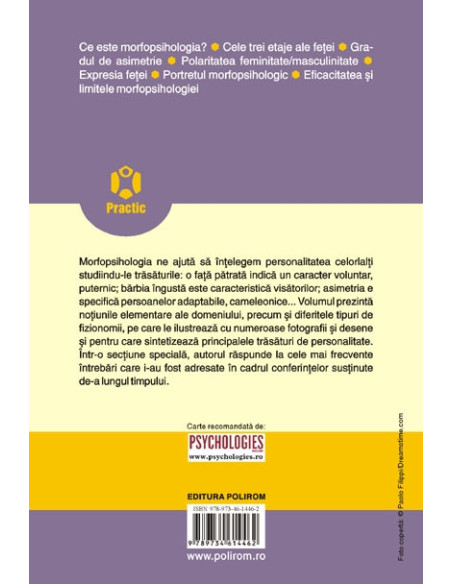Morfopsihologie. Chipul, oglinda personalităţii